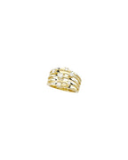 Anel Mão Direita Cravejado em Ouro 14k com Diamantes Naturais – Modelo 8