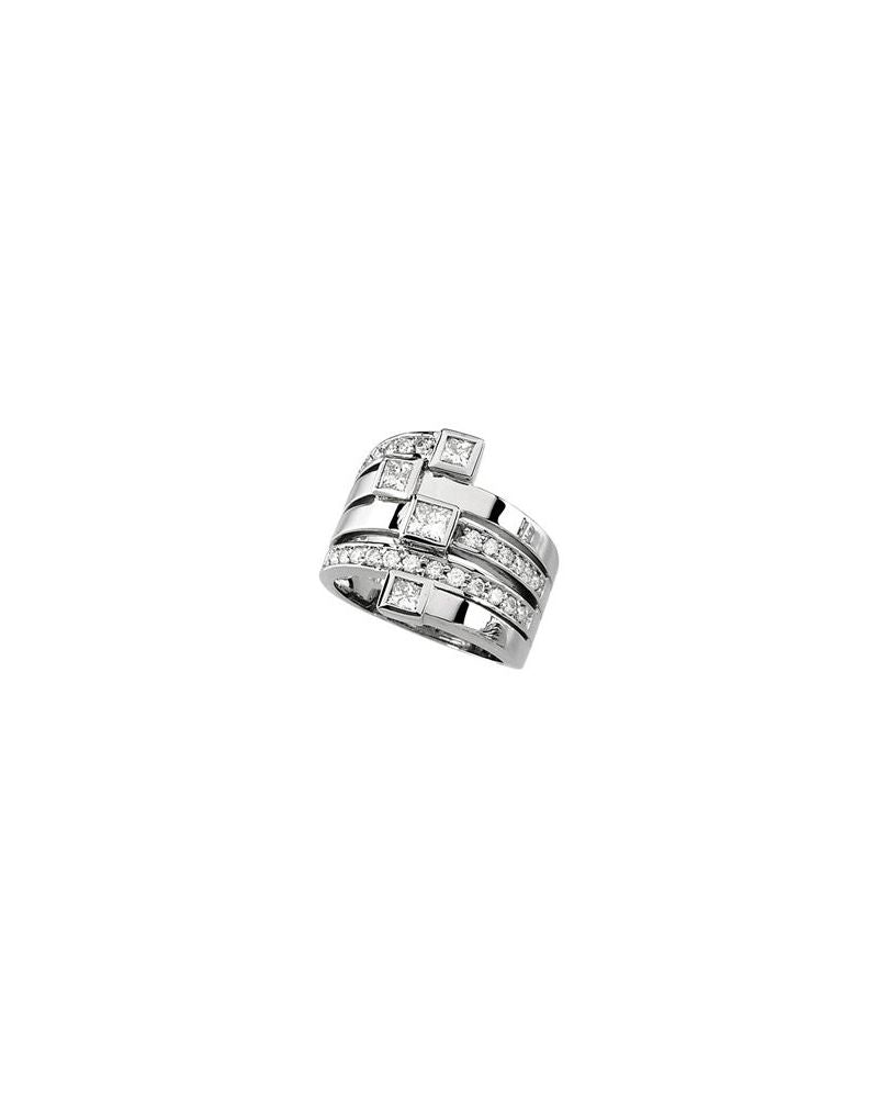 Anel Mão Direita Cravejado em Ouro 14k com Diamantes Naturais – Modelo 5