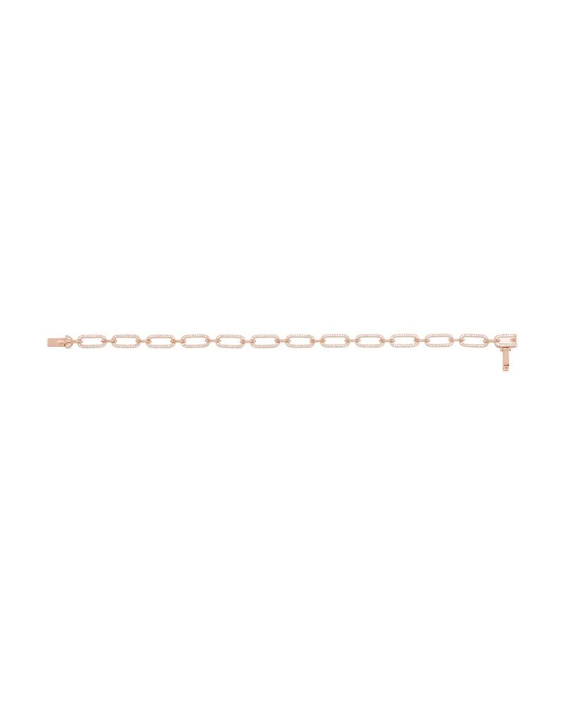 Pulseira Elos Cravejada em Ouro 14k com Diamantes Naturais – Modelo 5