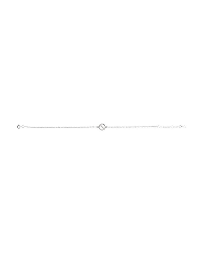 Pulseira Círculo em Ouro 14k com Diamantes Naturais