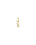 Pingente Três Pedras em Ouro 14k com Diamantes Naturais – Modelo 11
