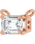 Colar Garras Pontudas Solitário em Ouro 14k com Diamantes de Laboratório