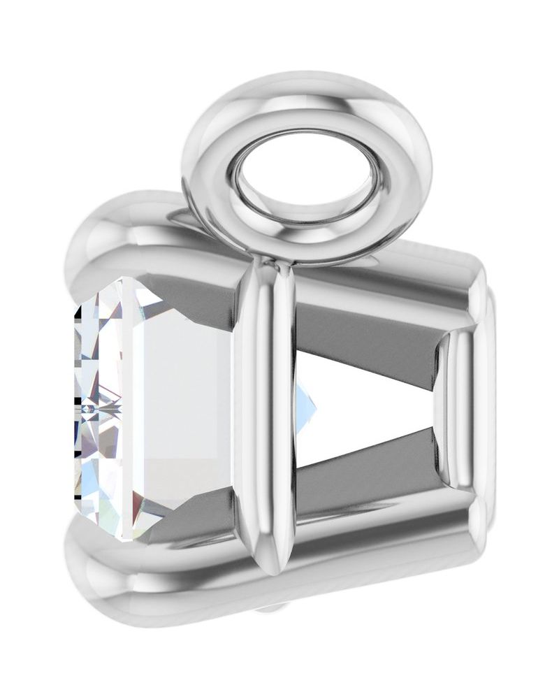 Colar Garras Pontudas Solitário em Ouro 14k com Diamantes de Laboratório