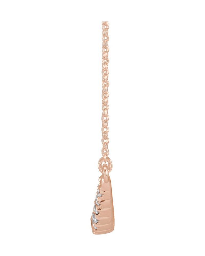 Colar Barra em Ouro 14k com Diamantes de Laboratório – Modelo 2