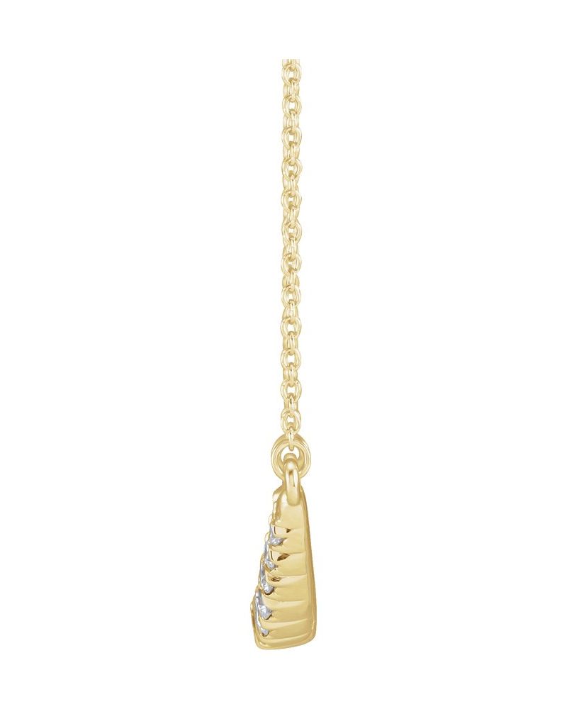 Colar Barra em Ouro 14k com Diamantes de Laboratório – Modelo 2
