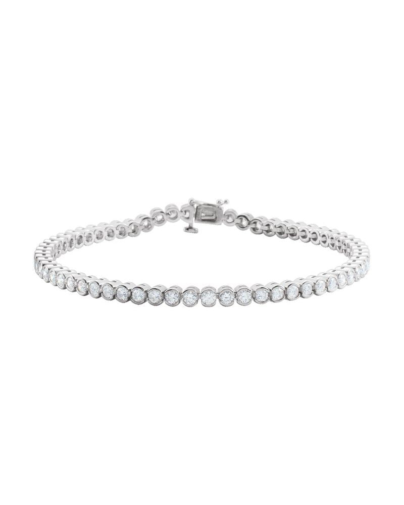 Pulseira Riviera Cravejada em Ouro 14k com Diamantes Naturais – Modelo 2