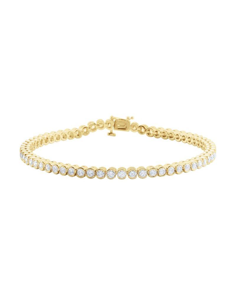 Pulseira Riviera Cravejada em Ouro 14k com Diamantes Naturais – Modelo 2