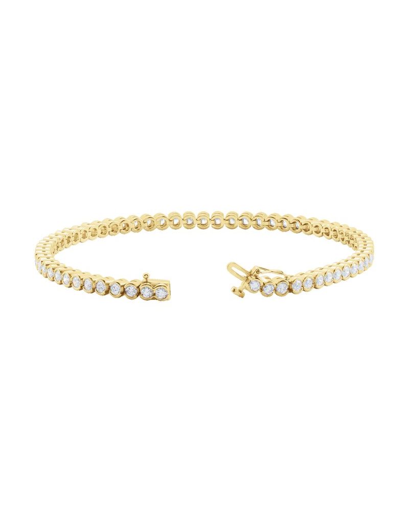 Pulseira Riviera Cravejada em Ouro 14k com Diamantes Naturais – Modelo 2