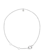 Pulseira ou Tornozeleira Cravejada em Ouro 14k com Diamantes Naturais