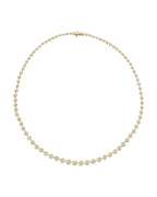 Colar Riviera em Ouro 14k com Diamantes de Laboratório – Modelo 2