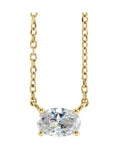 Colar Solitário em Ouro 14k com Diamantes de Laboratório – Modelo 4