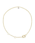 Pulseira ou Tornozeleira Cravejada em Ouro 14k com Diamantes Naturais