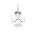 Pingente de Prata 925 Trevo de Quatro Folhas