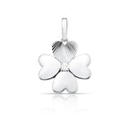 Pingente de Prata 925 Trevo de Quatro Folhas