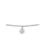 Pulseira ou Tornozeleira Cravejada em Ouro 14k com Diamantes Naturais