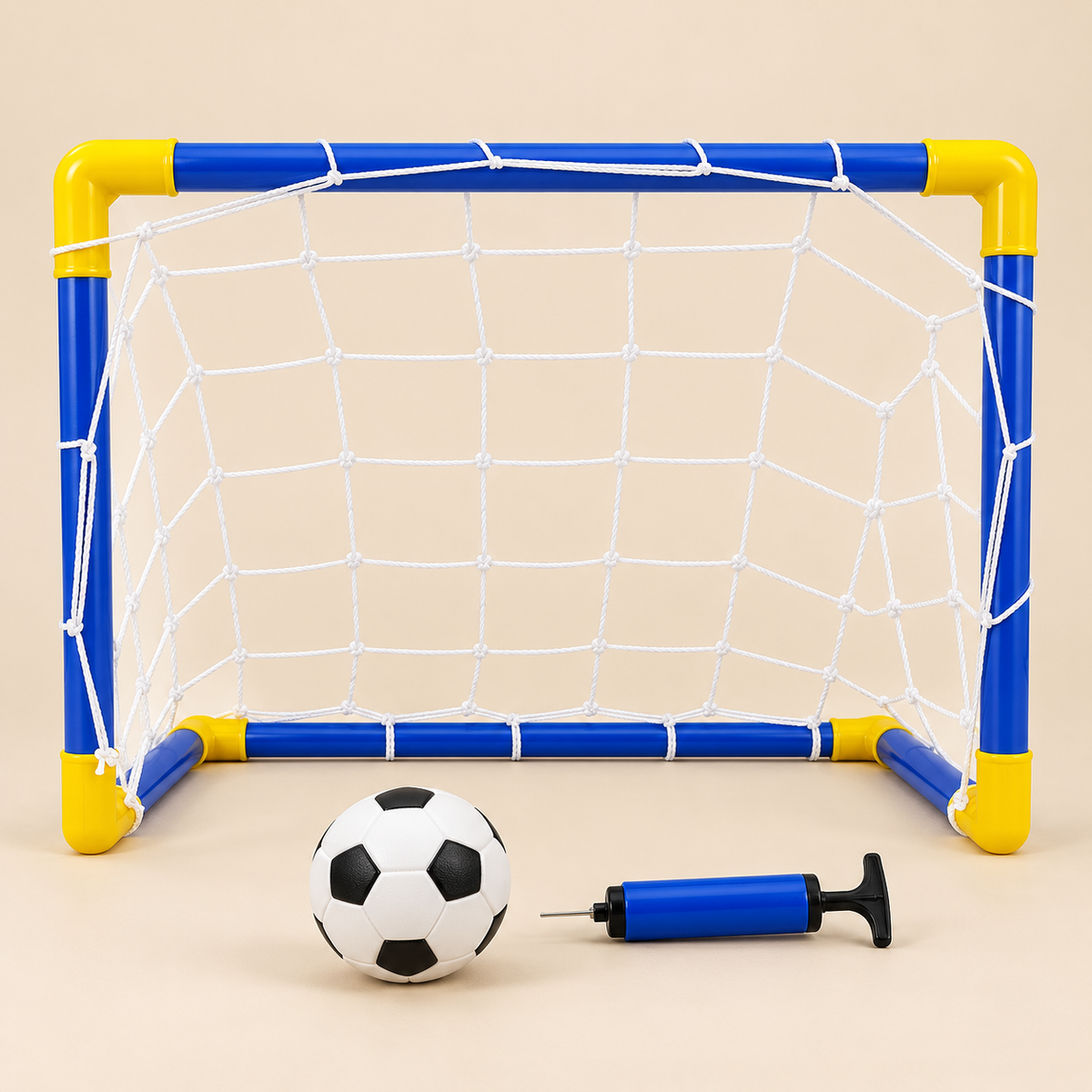 Mini Gol Portátil com Rede, Bola e Bomba