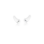 Kit Folheado a Ródio Tarraxa para Ear Cuff com Dez Pares