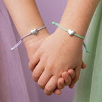 Pulseira de Prata 925 Kids Regulável com Coração