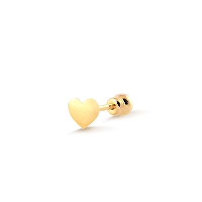Piercing Coracao 4MM Rosca