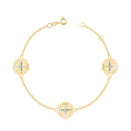 Pulseira Sao Bento 3 Medalhas