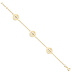 Pulseira Sao Bento 3 Medalhas