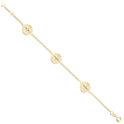 Pulseira Sao Bento 3 Medalhas