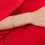 Bracelete de Prata 925 Uma Fileira em Zircônias