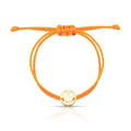 Pulseira de Prata 925 Banhada a Ouro Regulável Kids com Emoji Feliz
