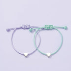 Pulseira de Prata 925 Kids Regulável com Coração