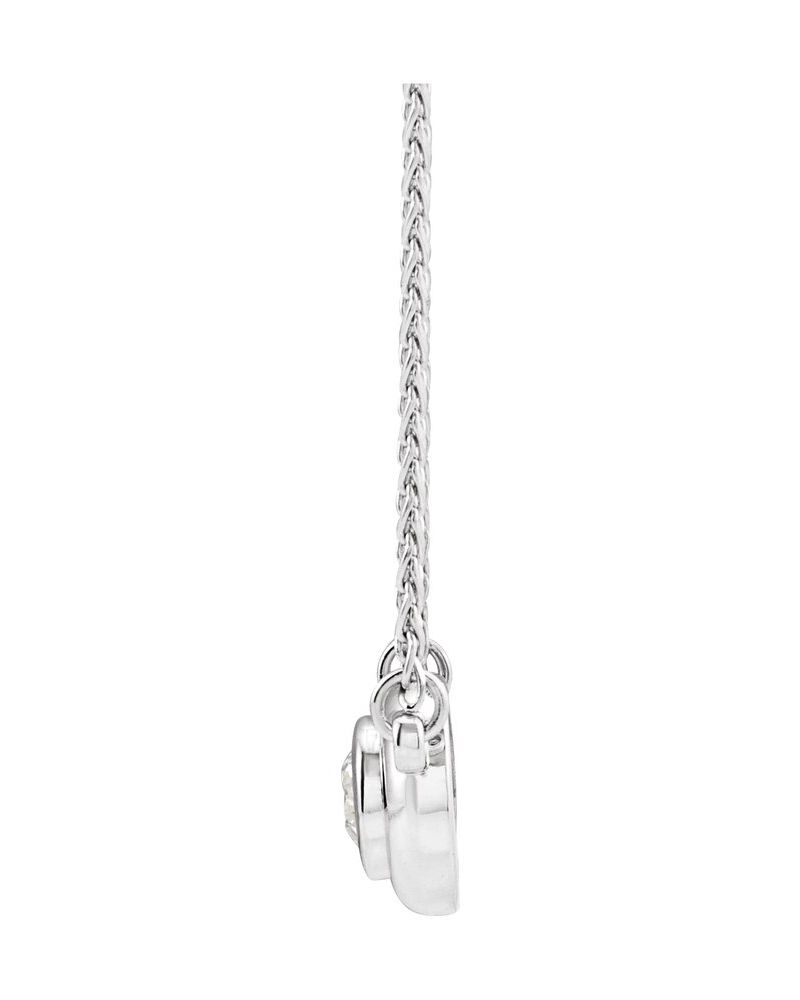 Colar com Cravação Bezel em Ouro 14k com Diamantes Naturais – Modelo 3