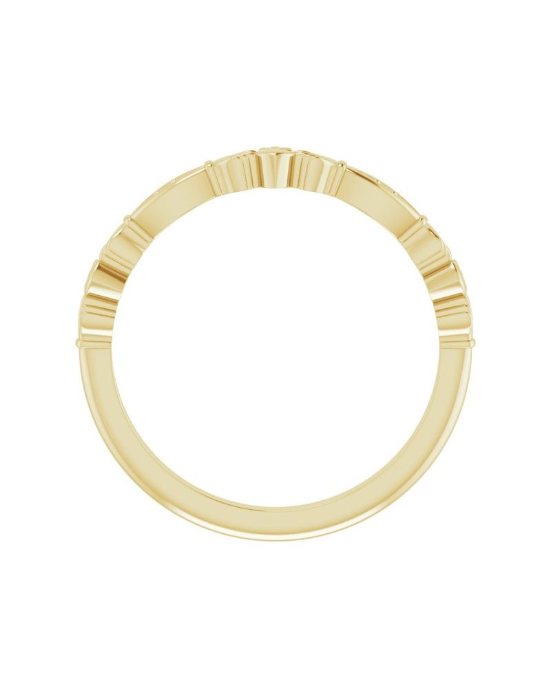 Anel Claddagh em Ouro 14k com Diamantes Naturais
