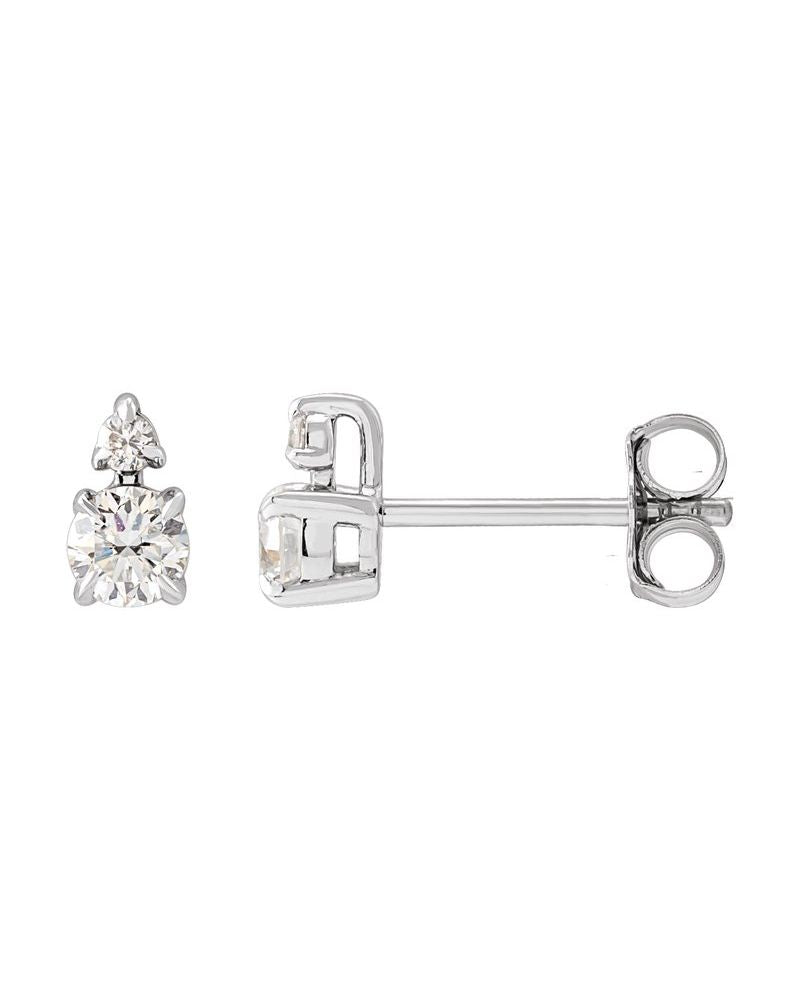 Brinco em Ouro 14k com Diamantes de Laboratório – Modelo 8