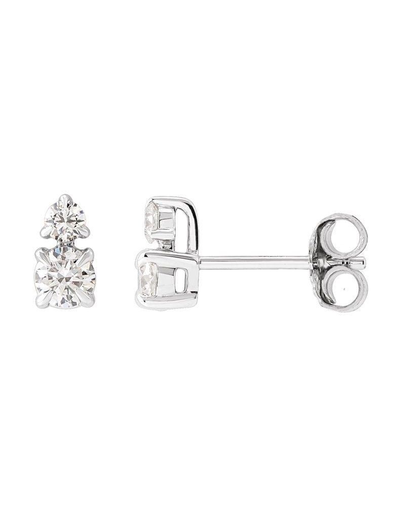 Brinco em Ouro 14k com Diamantes de Laboratório – Modelo 8