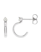 Brinco de Aro Cravejado em Ouro 14k com Diamantes Naturais – Modelo 11