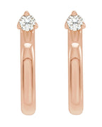 Brinco de Aro Cravejado em Ouro 14k com Diamantes Naturais – Modelo 11