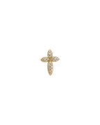 Pingente Cruz em Ouro 14k com Diamantes Naturais – Modelo 26
