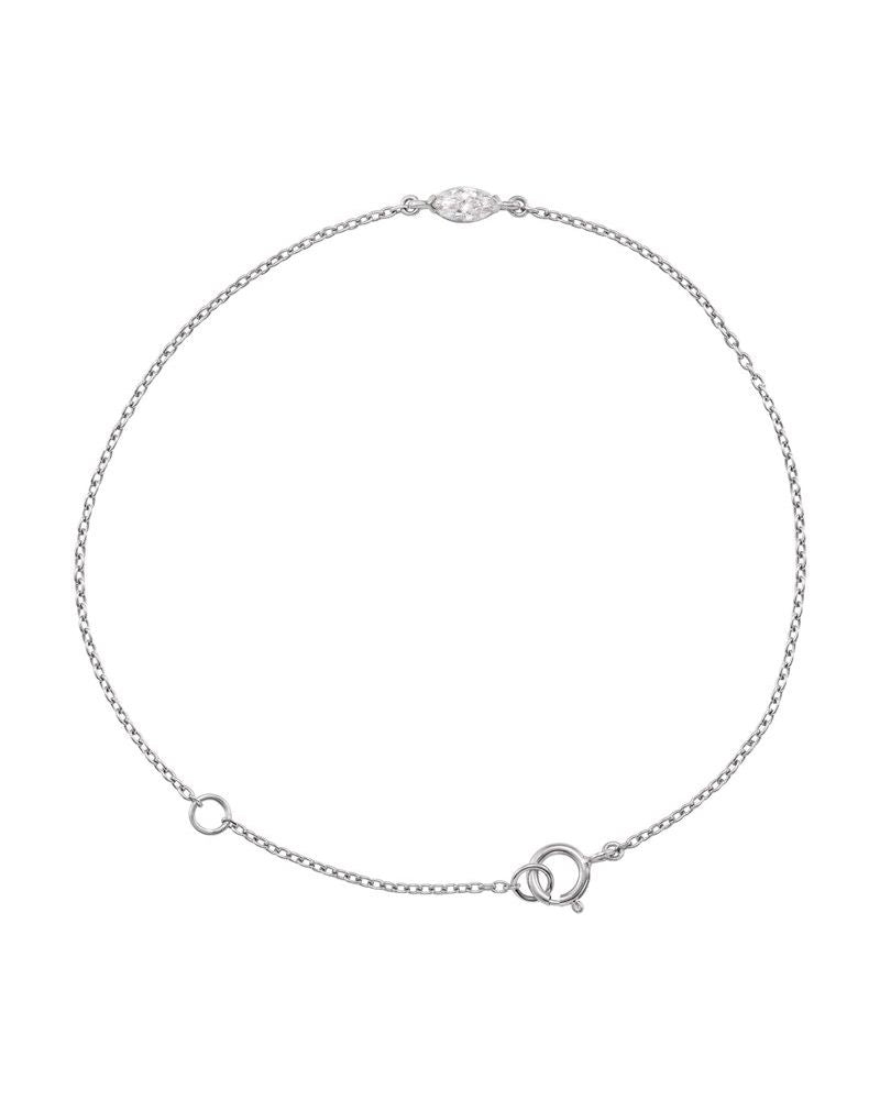 Pulseira em Ouro 14k com Diamantes de Laboratório