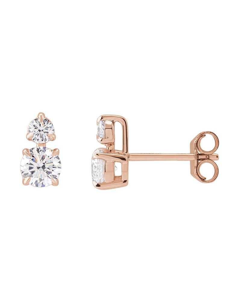 Brinco em Ouro 14k com Diamantes de Laboratório – Modelo 8