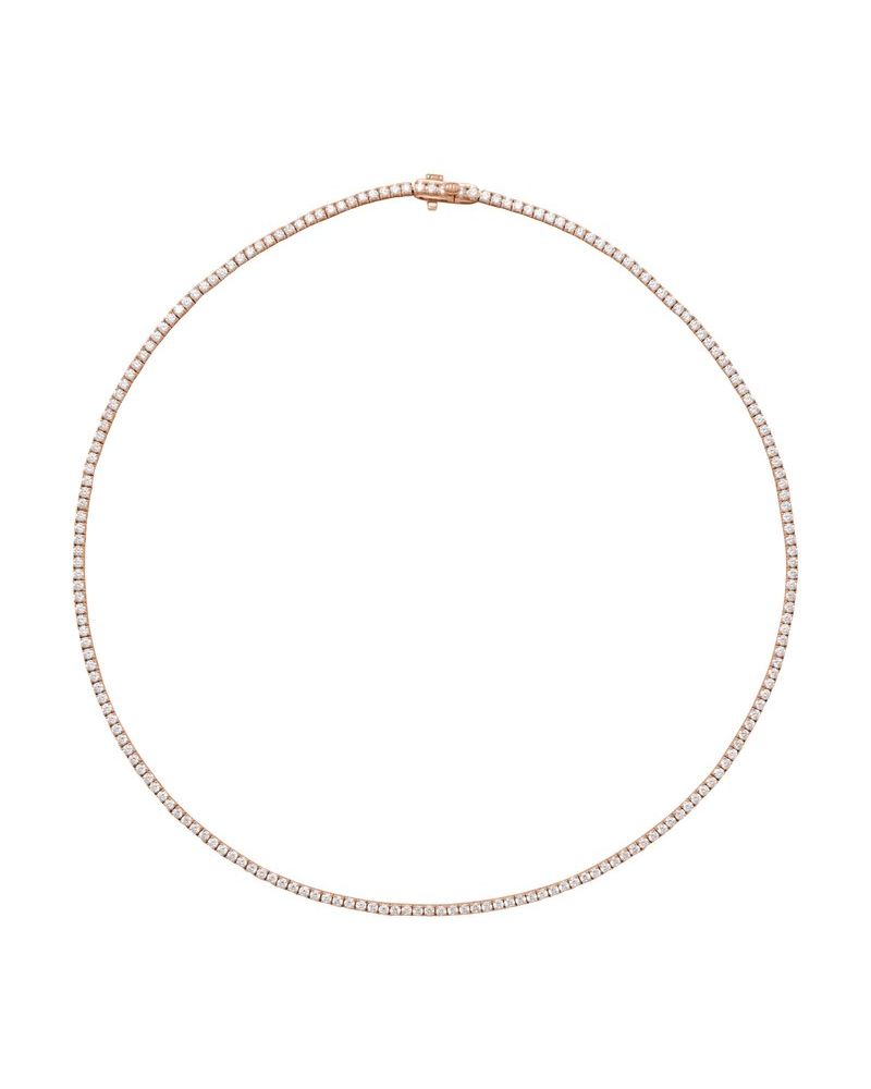 Colar Riviera em Ouro 14k com Diamantes de Laboratório
