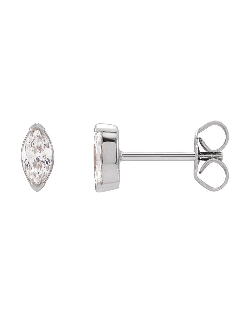Brinco Ponto de Luz em Ouro 14k com Diamantes de Laboratório – Modelo 2