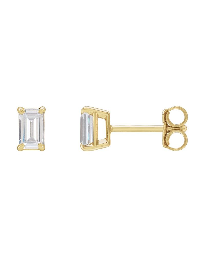 Brinco Ponto de Luz em Ouro 14k com Diamantes de Laboratório – Modelo 4