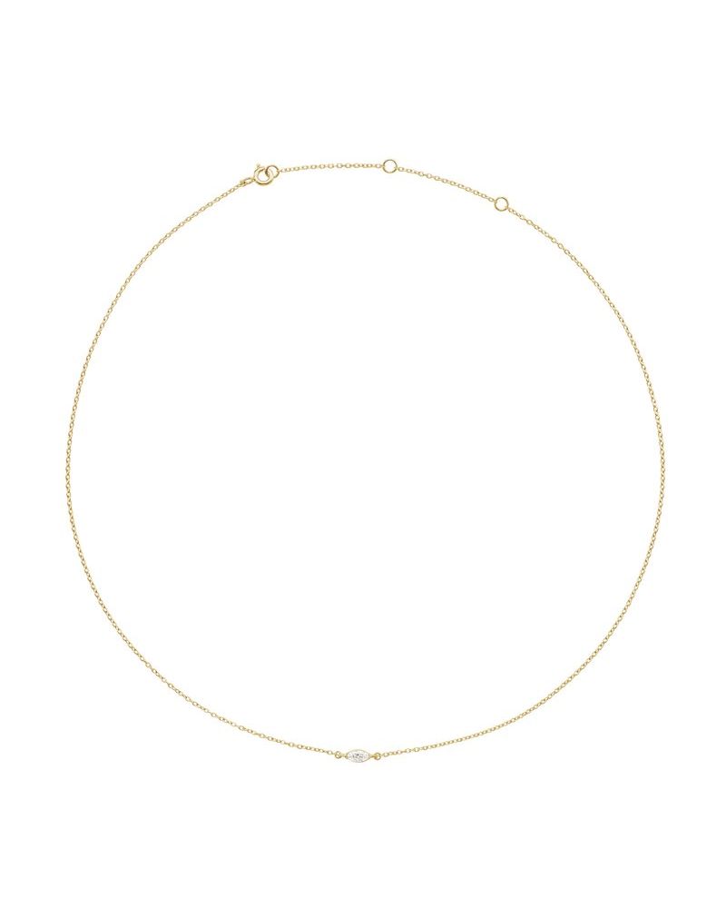 Colar em Ouro 14k com Diamantes de Laboratório – Modelo 4