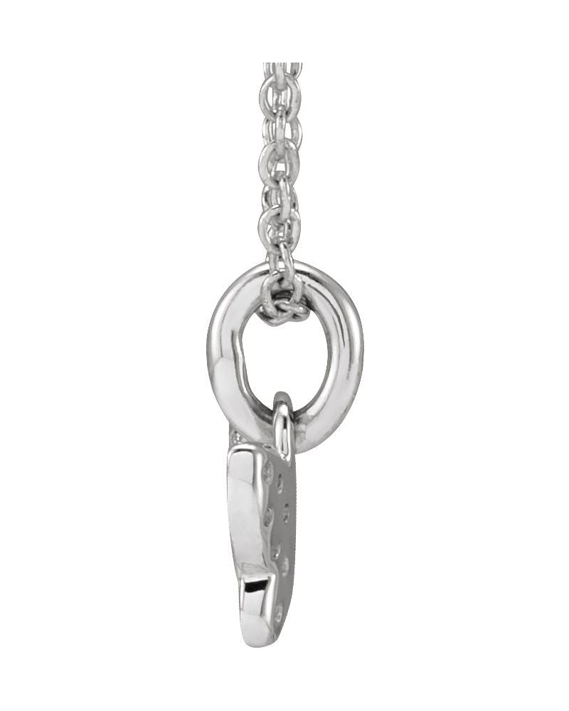 Colar Borboleta Infantil em Ouro 14k com Diamantes Naturais