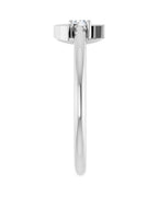 Anel Lua Crescente em Ouro 14k com Diamantes Naturais