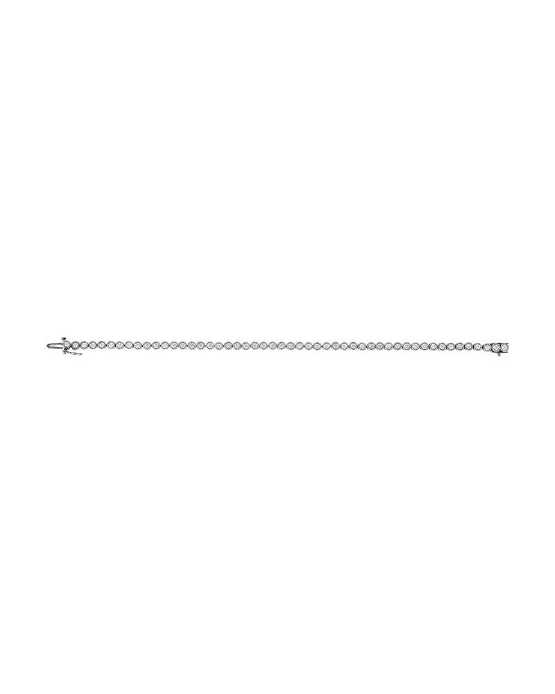 Pulseira Riviera em Ouro 14k com Diamantes Naturais – Modelo 12