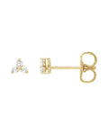 Brinco Trio em Ouro 14k com Diamantes Naturais – Amarelo 14k, 0,05 ct