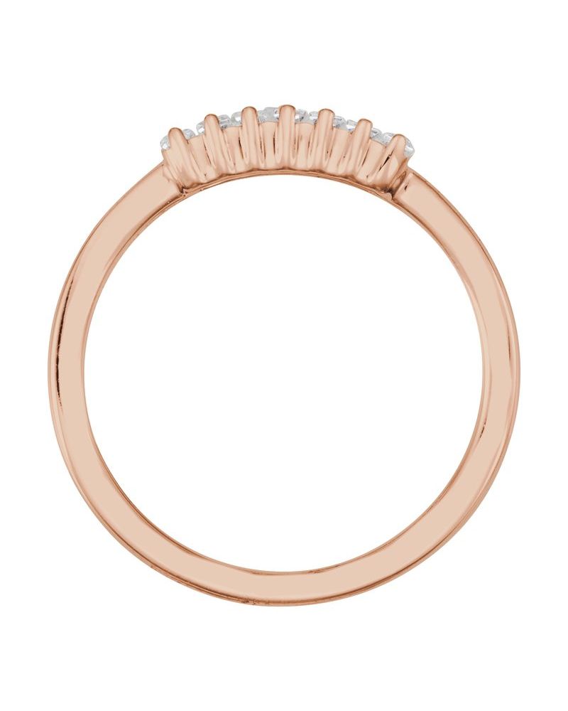 Anel Baguete em Ouro 14k com Diamantes de Laboratório