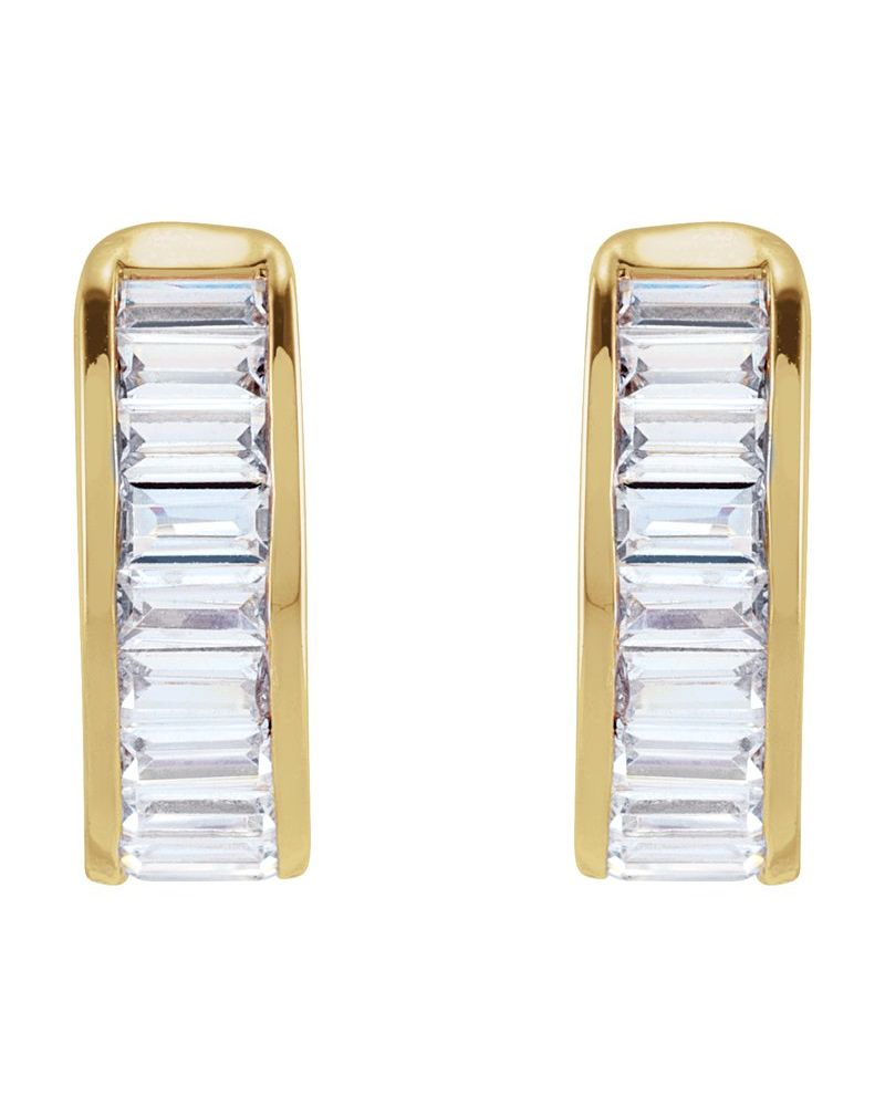 Ear Cuff em Ouro 14k com Diamantes de Laboratório