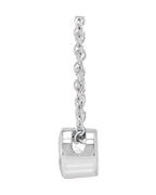 Colar Solitário com Cravação Bezel em Ouro 14k com Diamantes de Laboratório – Modelo 3