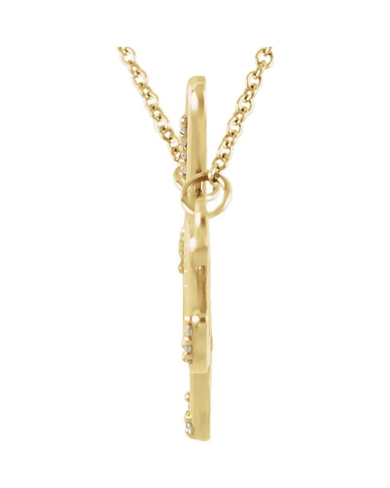 Colar "Hope" em Ouro 14k com Diamantes Naturais